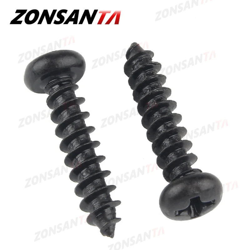 Phillips Pan Head Self-Tapping Screws – Assorted Small Sizes (M1.2–M4)