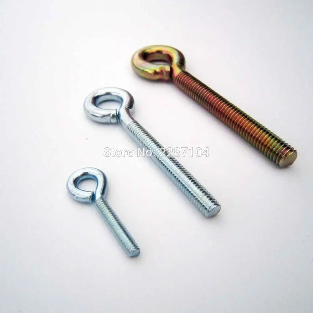 2/10 Heavy Duty Metric Thread Picture Plant Lamp Light Furniture Curtain Net Wire Eye Bolt Eyebolt Hanger C O Close Ring Hook