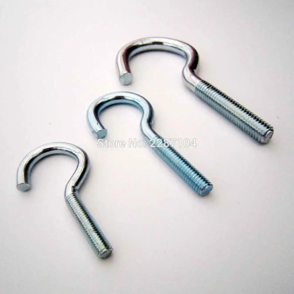 2/10 Heavy Duty Metric Thread Picture Plant Lamp Light Furniture Curtain Net Wire Eye Bolt Eyebolt Hanger C O Close Ring Hook