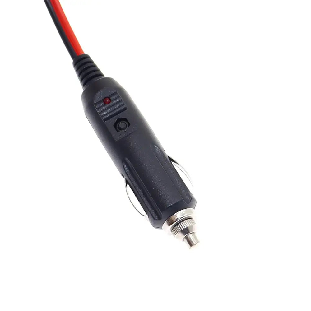 New 12V 5A DC Car Cigarette Lighter Charger With 3A Fuse, Universal Power Adapter DC Plug 5.5x2.1mm Cable 1.2m
