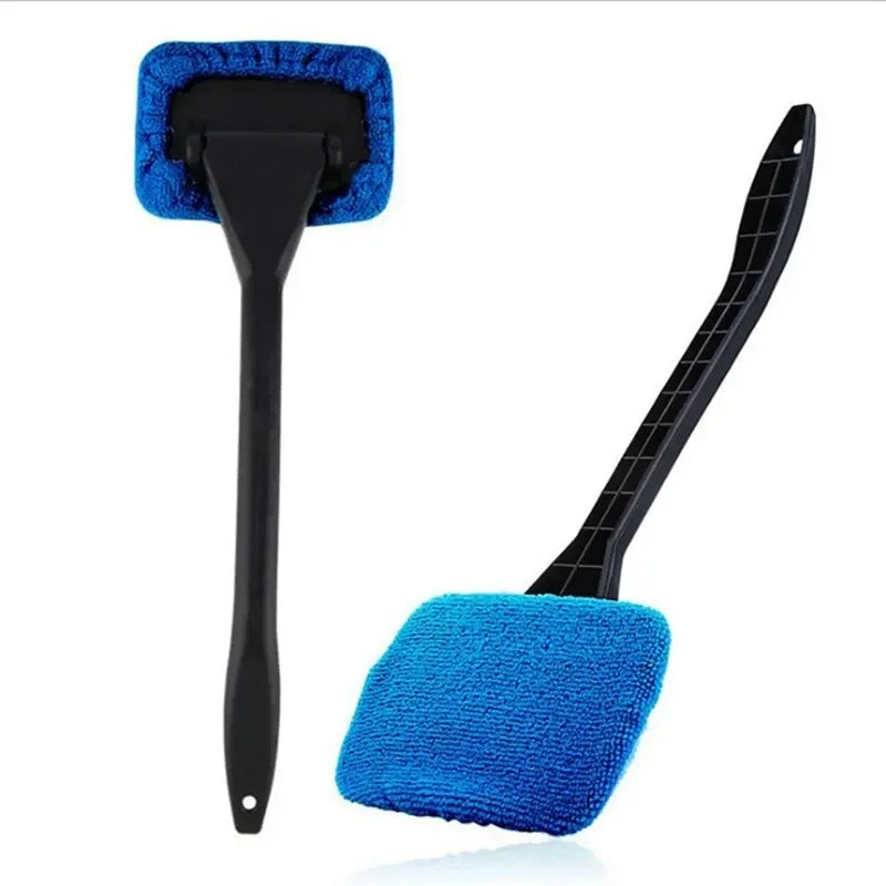 Long-Handle Windshield Cleaning Brush – Car Interior Window Wiper Tool