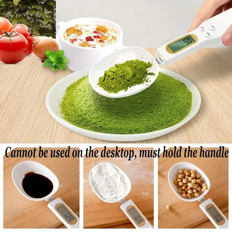 Mini Digital Spoon Scale – Pocket Kitchen Scale 0.1g to 500g