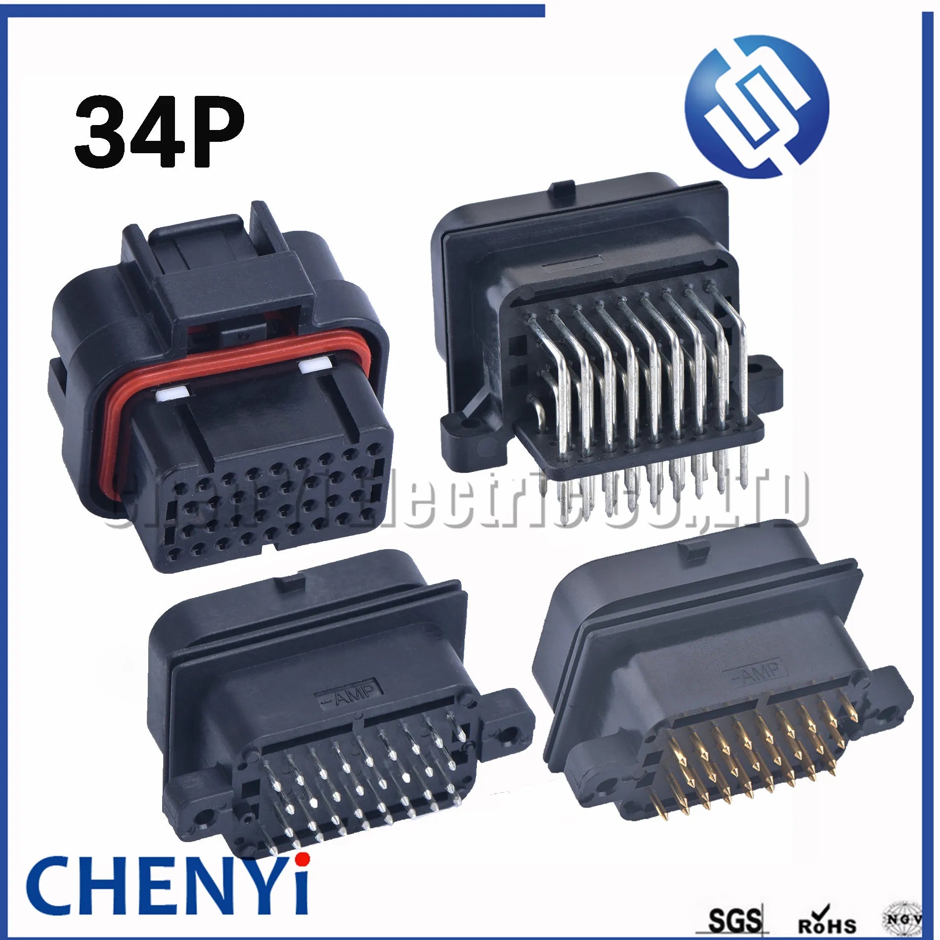 26/34/60 Pin ECU Engine Gearbox Computer Board Plug ECU Car Connector socket 6437288-3 6437288-3 4-1437290-0 3-1437290-7
