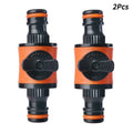 Garden Hose Shut-Off Valve Connector – Quick-Connect Water Stop Fitting (2-Pack)