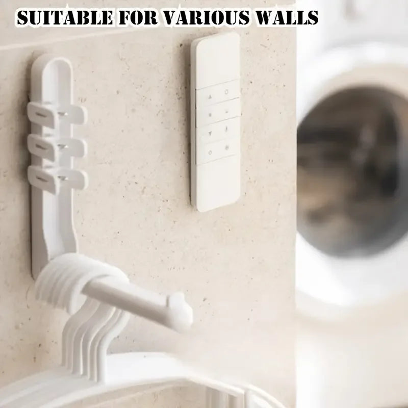 Magnetic Remote Control Holder – No-Drill Wall Mount (3-Pack)