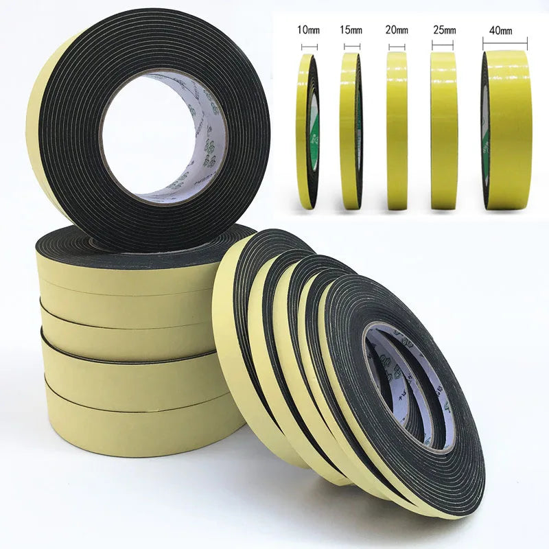 Self-Adhesive Door & Window Foam Seal Strip – Waterproof Draft Stopper (2M)