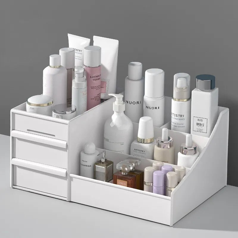 Drawer Makeup Organizer – Desktop Storage Box for Skincare & Cosmetics