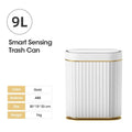 Smart Sensor Trash Can – Touchless Automatic Lid, 7L/9L, Kitchen & Bathroom