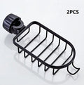 Adjustable Aluminum Shower Shelf – No-Drill Wall Mount Basket for Bathroom & Kitchen