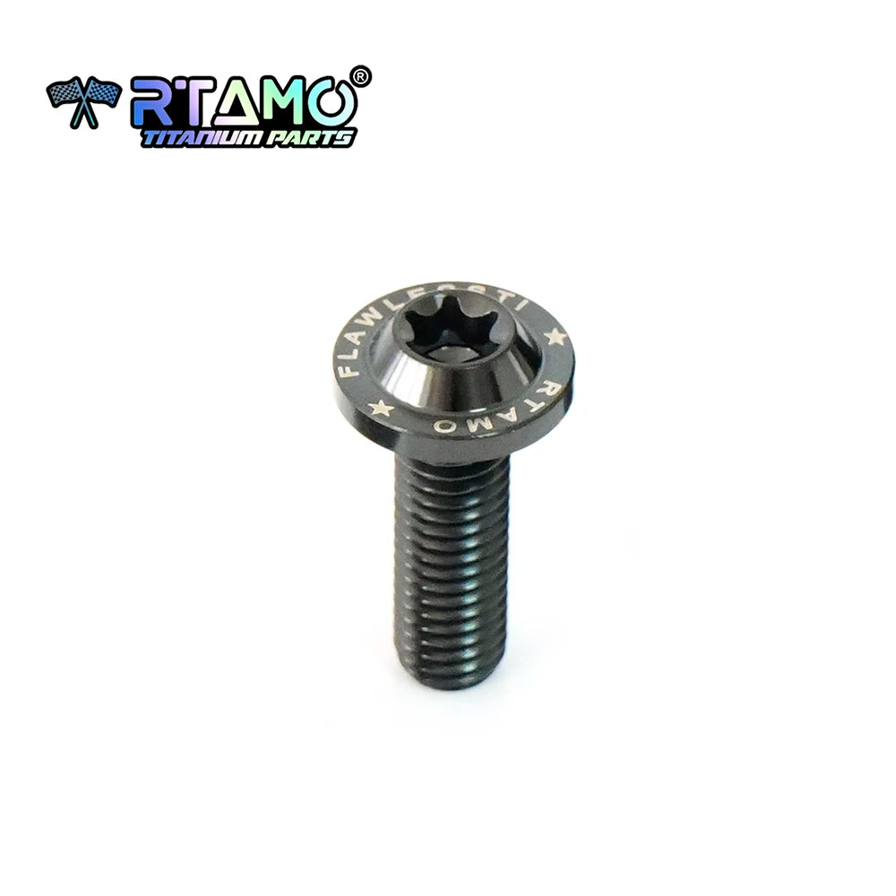RTAMO Gr5 Titanium Alloy Bolt M8X10/15/20/25/30/35/40mm Motorcycle Bike Screw