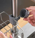 Stainless Steel Sink Drain Rack – Faucet Holder, Soap Drainer & Towel Shelf for Kitchen