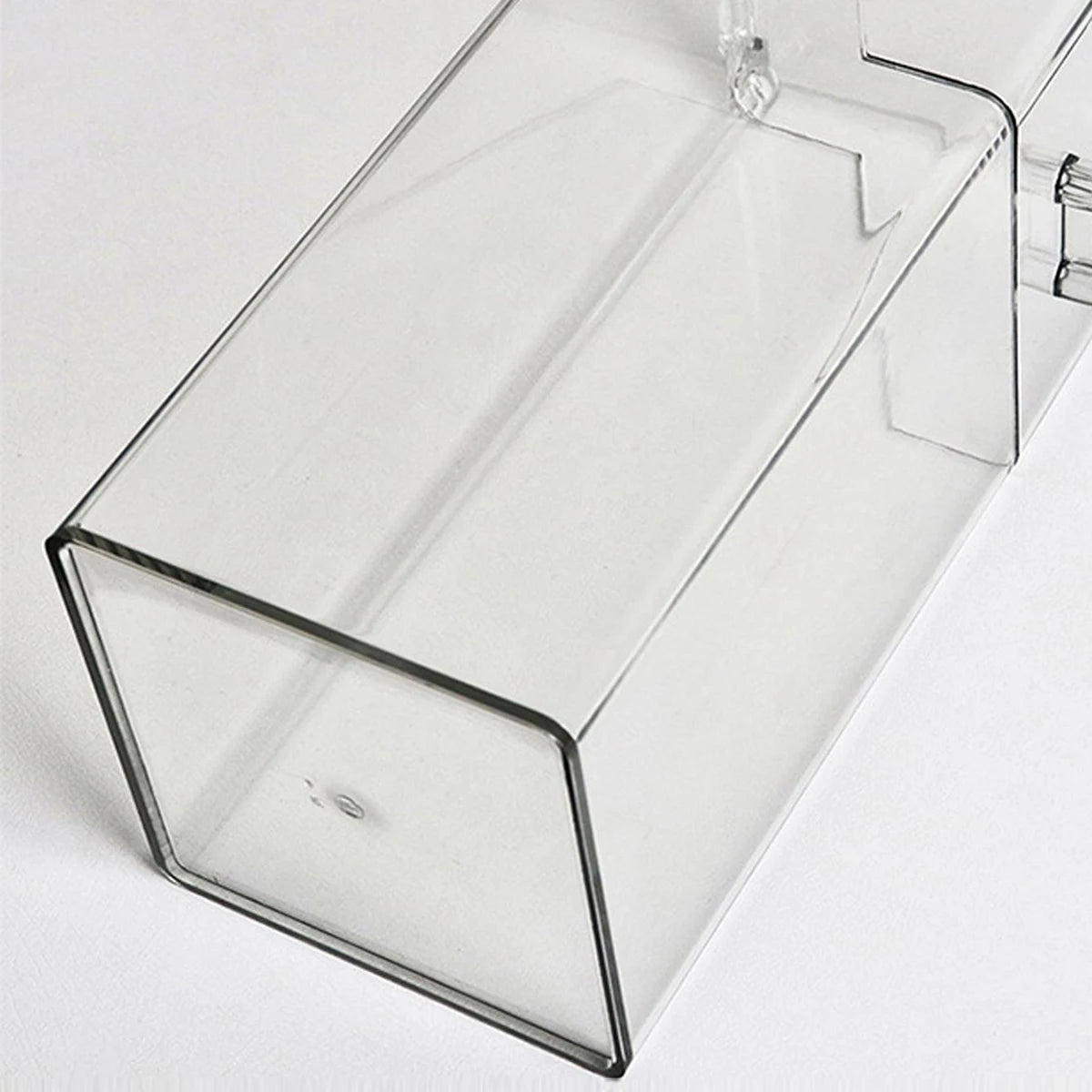 Clear Makeup Brush Storage Box – Transparent Organizer Rack for Vanity & Desk