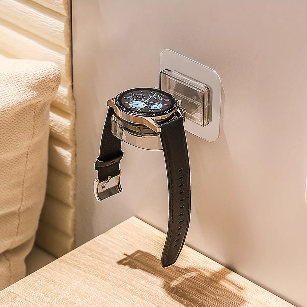 Wall-Mounted Watch Charging Stand – Multi-Function Watch Display & Storage Rack
