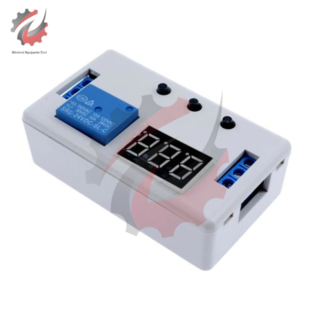 12V 24V LED Digital Display Automation Delay Relay Trigger Time Circuit Timer Control Cycle Adjustable Solid State Relay Module