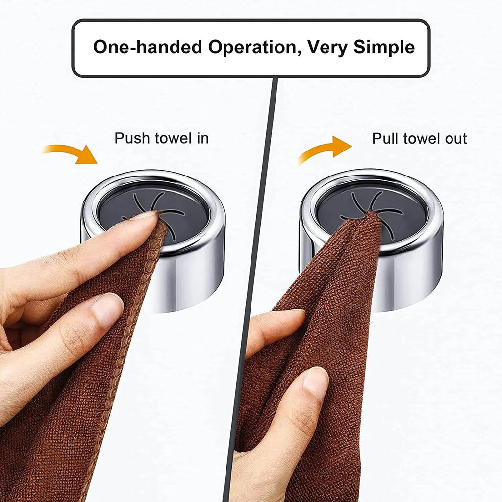 Kitchen Dishcloth Holder Clips – Wall-Mounted Towel & Glove Hooks (3-Pack)