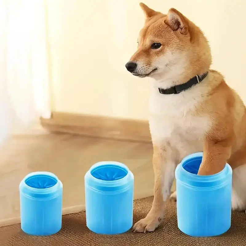 Pet Paw Cleaner – Portable Silicone Foot Washer Cup for Dogs