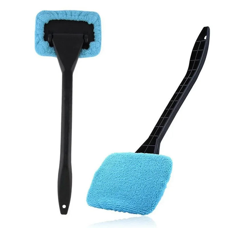 Long-Handle Windshield Cleaning Brush – Car Interior Window Wiper Tool