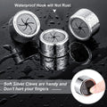 Kitchen Dishcloth Holder Clips – Wall-Mounted Towel & Glove Hooks (3-Pack)