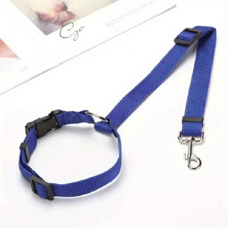 Adjustable Pet Car Seat Belt – Dog Safety Harness Restraint for All Vehicles