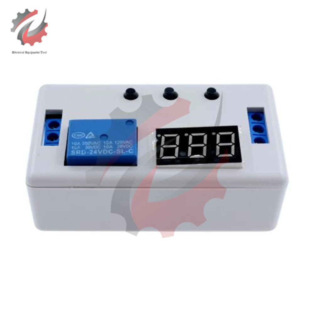 12V 24V LED Digital Display Automation Delay Relay Trigger Time Circuit Timer Control Cycle Adjustable Solid State Relay Module