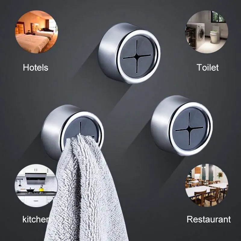 Kitchen Dishcloth Holder Clips – Wall-Mounted Towel & Glove Hooks (3-Pack)