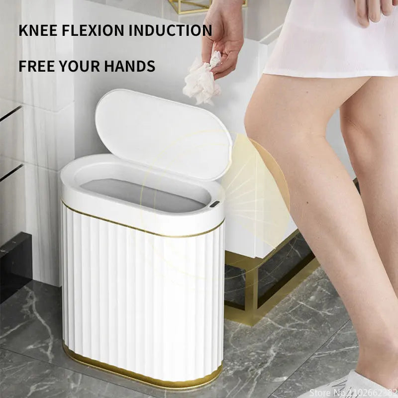 Smart Sensor Trash Can – Touchless Automatic Lid, 7L/9L, Kitchen & Bathroom