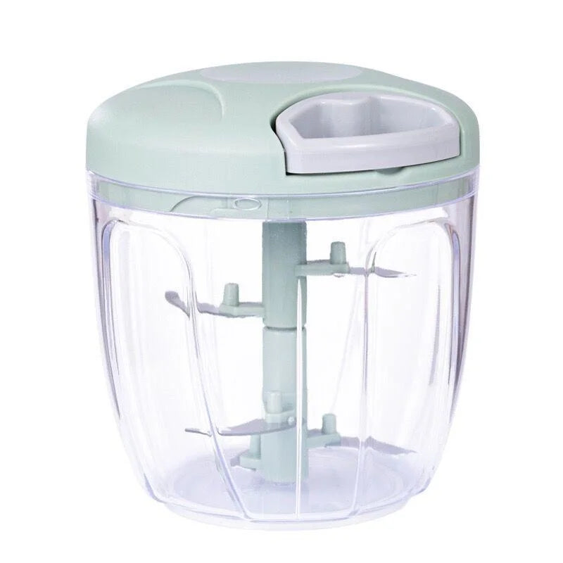 Manual Garlic Chopper & Vegetable Mincer – Rotate Press Crusher