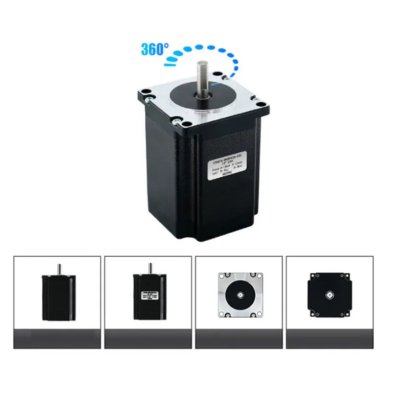 57mm 3a Nema 23 4 wire 2 phase Stepper motor 82mm length 2.2 N.m torque 315Oz-in Nema23 engine for CNC Engraver Router