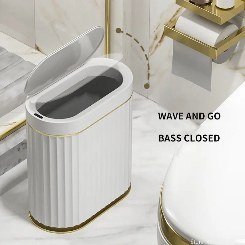 Smart Sensor Trash Can – Touchless Automatic Lid, 7L/9L, Kitchen & Bathroom