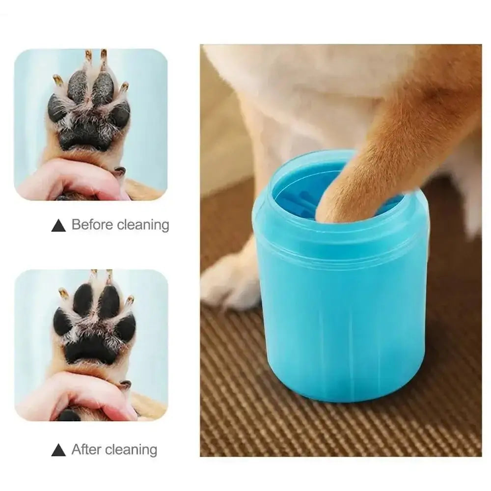 Pet Paw Cleaner – Portable Silicone Foot Washer Cup for Dogs