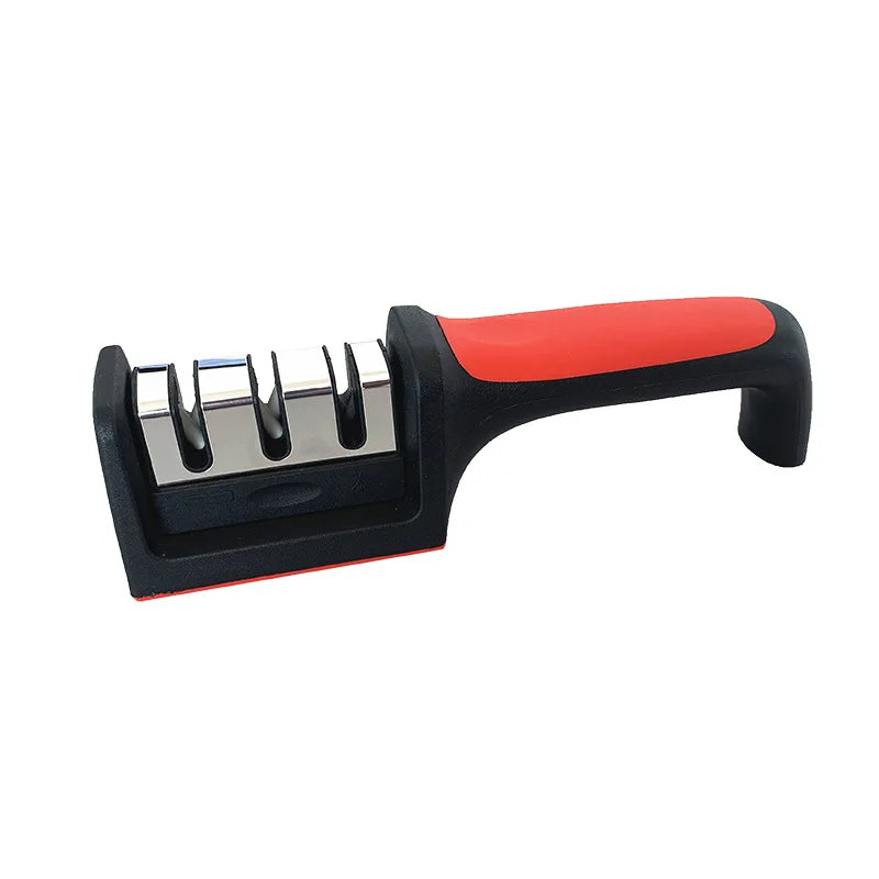 3-Stage Knife Sharpener – Handheld Multi-Purpose Kitchen Sharpening Tool