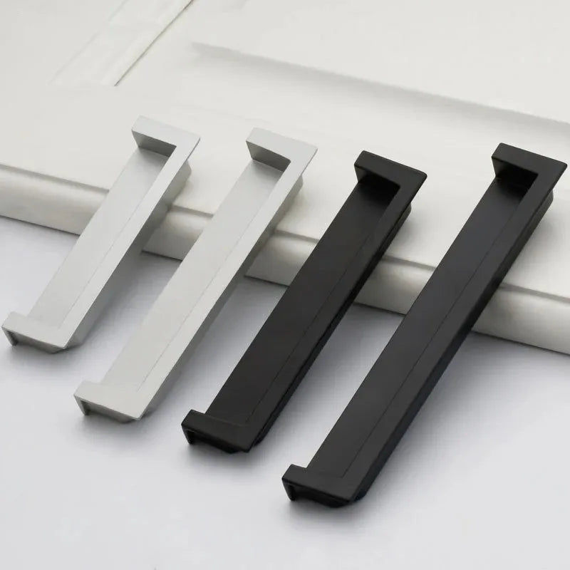 Trenching American Style Invisible Embedded Dark Handle Sliding Door Drawer Cabinet Door Wardrobe Handle Modern Minimalist