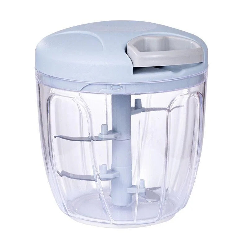 Manual Garlic Chopper & Vegetable Mincer – Rotate Press Crusher